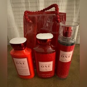Bath & Body Works ‘You’re the One’ Bath & Body 3 Piece Set with Bag - NWT